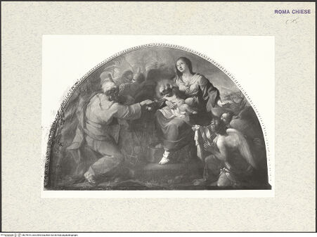 Vorderseite von ICCD [https://www.deutsche-digitale-bibliothek.de/content/lizenzen/rv-ez/] Ruhe auf der Flucht nach Ägypten - Gesamtansicht ohne Rahmung, bh379915_recto. Foto.