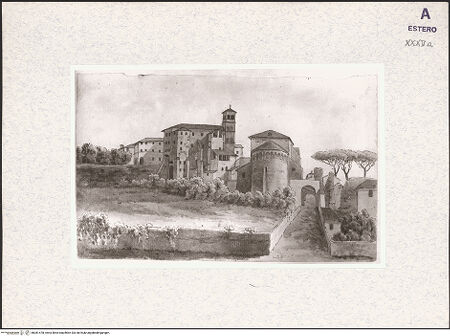 Vorderseite von Art Institute of Chicago [https://www.deutsche-digitale-bibliothek.de/content/lizenzen/rv-ez/] Dreieinigkeit mit der Jungfrau und den zehn Heiligen - , bh381478_recto. Foto.