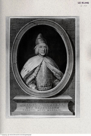 Vorderseite von Tomba, Verona [http://creativecommons.org/publicdomain/mark/1.0/] Der Doge Marco Foscarini - , bh383326. Foto.