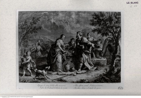 Vorderseite von Tomba, Verona [http://creativecommons.org/publicdomain/mark/1.0/] Rebekka am Brunnen - , bh383329. Foto.