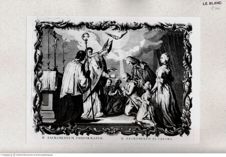 Vorderseite von Tomba, Verona [http://creativecommons.org/publicdomain/mark/1.0/] I SacramentiDie Firmung (Bl. II) - , bh383334. Foto.