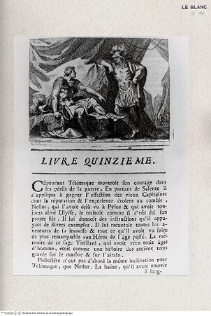 Vorderseite von Tomba, Verona [http://creativecommons.org/publicdomain/mark/1.0/] Telemach im Zelt des Philoclet (aus "Les aventures de Télémaque ...", Venezia 1768, livre quinziéme) - , bh383336. Foto.