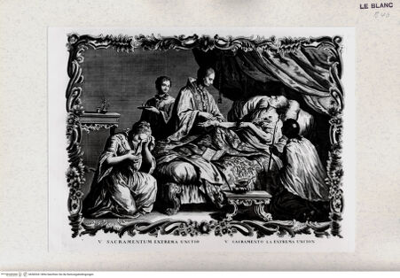 Vorderseite von Tomba, Verona [http://creativecommons.org/publicdomain/mark/1.0/] I SacramentiDie Letzte Ölung (Bl. V) - , bh383341. Foto.