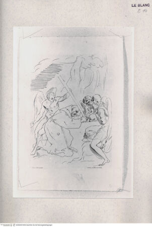 Vorderseite von Raccolta Pagliara [http://creativecommons.org/publicdomain/mark/1.0/] S. Antonio abate (2. Zustand) (aus der Serie "Raccolta di opere varie inventate ed incise...dal celebre Pietro Testa...", Roma o.J.) - , bh384309. Foto.