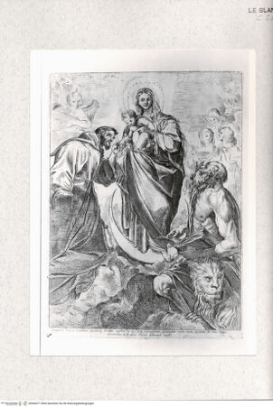 Vorderseite von Raccolta Pagliara [http://creativecommons.org/publicdomain/mark/1.0/] Maria mit Kind und Heiligen - , bh384371. Foto.