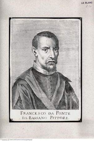 Vorderseite von Raccolta Pagliara [http://creativecommons.org/publicdomain/mark/1.0/] Porträt Francesco Bassano da Ponte (d. Ä.) - , bh384722. Foto.