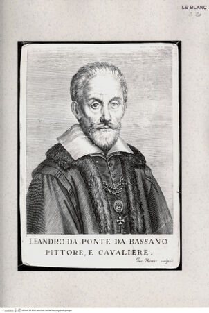 Vorderseite von Raccolta Pagliara [http://creativecommons.org/publicdomain/mark/1.0/] Leandro Bassano; (aus C.Ridolfi, "Le meraviglie dell'arte",Venezia 1648) - , bh384729. Foto.