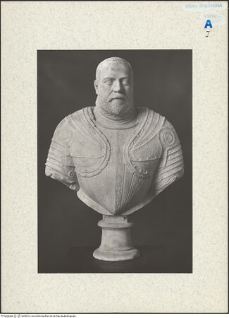 Vorderseite von Victoria and Albert Museum [https://www.deutsche-digitale-bibliothek.de/content/lizenzen/rv-ez/] Portraitbüste eines Mannes Rüstung - , bh385212_recto. Foto.