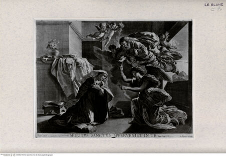 Vorderseite von Landesbildstelle Rheinland [http://creativecommons.org/publicdomain/mark/1.0/] Die Verkündigung - , bh386278. Foto.