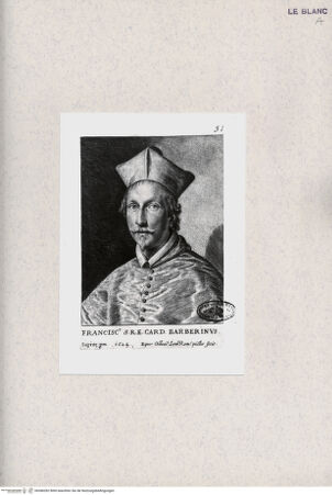 Vorderseite von Biblioteca Vaticana [http://creativecommons.org/publicdomain/mark/1.0/] Bildnis des Kardinals Francesco Barberini - , bh386282. Foto.