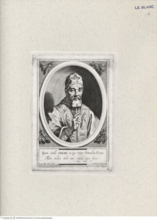 Vorderseite von Biblioteca Apostolica Vaticana [http://creativecommons.org/publicdomain/mark/1.0/] Papst Urban VIII. - , bh386289. Foto.