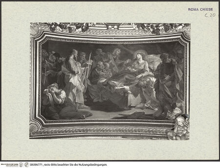 Vorderseite von ICCD [https://www.deutsche-digitale-bibliothek.de/content/lizenzen/rv-ez/] Zwei Szenen aus dem Leben der MariaMarientod - , bh386771_recto. Foto.