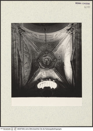 Vorderseite von ICCD [https://www.deutsche-digitale-bibliothek.de/content/lizenzen/rv-ez/] Santa Maria in AracoeliCappella di San Pasquale Baylon - Detail: Kapellengewölbe, bh387084_recto. Foto.