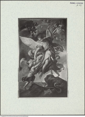 Vorderseite von ICCD [https://www.deutsche-digitale-bibliothek.de/content/lizenzen/rv-ez/] Schutzengel und Schlange - , bh387090_recto. Foto.