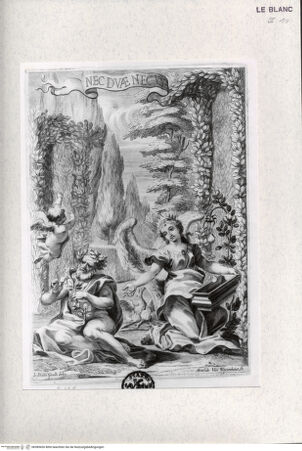 Vorderseite von Landesbildstelle Rheinland [http://creativecommons.org/publicdomain/mark/1.0/] Allegorie: Nec duae nec una - , bh389426. Foto.