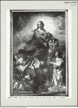 Vorderseite von Alinari (Anderson) [https://www.deutsche-digitale-bibliothek.de/content/lizenzen/rv-ez/] Christus mit Engeln - , bh390710_recto. Foto.