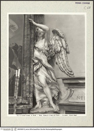 Vorderseite von Alinari [https://www.deutsche-digitale-bibliothek.de/content/lizenzen/rv-ez/] Altar der Heiligen FamilieRahmenhaltender Engel rechts - Gesamtaufnahme, bh390813_recto. Foto.