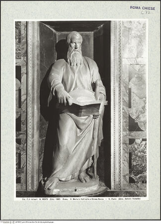 Vorderseite von Alinari [https://www.deutsche-digitale-bibliothek.de/content/lizenzen/rv-ez/] Der heilige Paulus - , bh390837_recto. Foto.