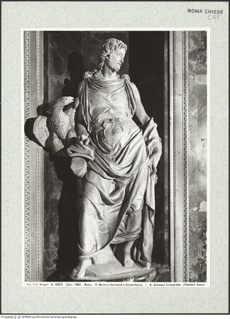 Vorderseite von Alinari [https://www.deutsche-digitale-bibliothek.de/content/lizenzen/rv-ez/] Johannes der Evangelist - , bh390838_recto. Foto.