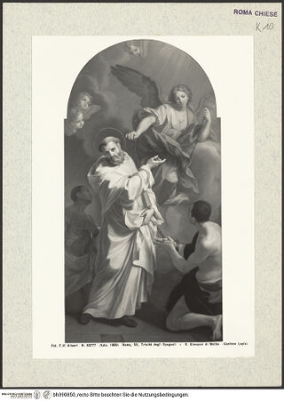 Vorderseite von Alinari [https://www.deutsche-digitale-bibliothek.de/content/lizenzen/rv-ez/] Der heilige Johannes von Matha - , bh390850_recto. Foto.