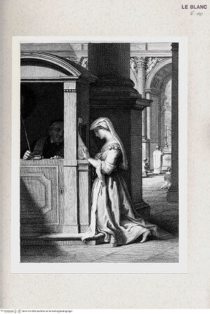 Vorderseite von GNS [http://creativecommons.org/publicdomain/mark/1.0/] Frau bei der Beichte - , bh391075. Foto.