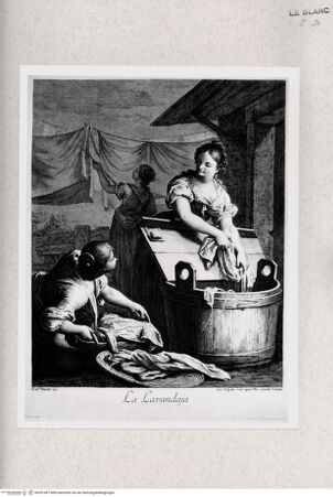 Vorderseite von Gabinetto Nazionale delle Stampe [http://creativecommons.org/publicdomain/mark/1.0/] Arti per viaDie Wäscherin - , bh391087. Foto.