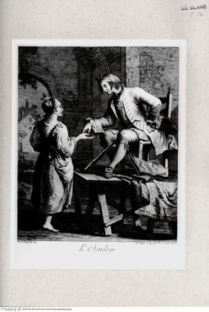 Vorderseite von Gabinetto Nazionale delle Stampe [http://creativecommons.org/publicdomain/mark/1.0/] Arti per viaDer Astrologe - , bh391090. Foto.