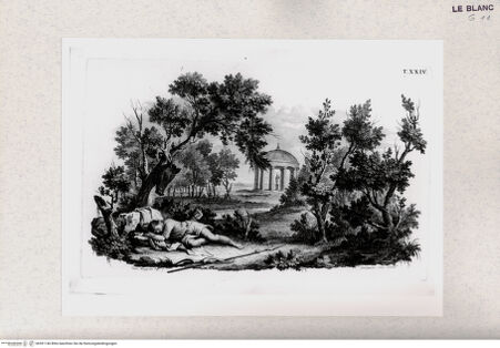 Vorderseite von Gabinetto Nazionale delle Stampe [http://creativecommons.org/publicdomain/mark/1.0/] Tav. XXIV; (aus P.A. Paoli, "Rovine della cittadi Pesto...", Roma 1784) - , bh391146. Foto.