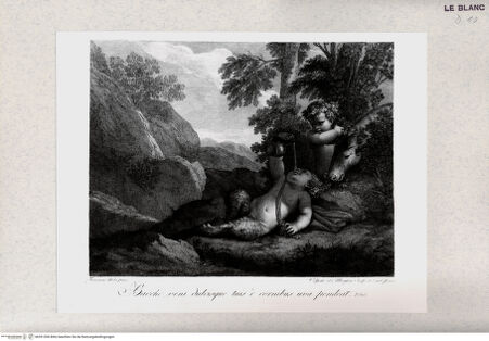 Vorderseite von Gabinetto Nazionale delle Stampe [http://creativecommons.org/publicdomain/mark/1.0/] Satyr als Kind (Pendant zu "Bacchus als Kind") - , bh391206. Foto.