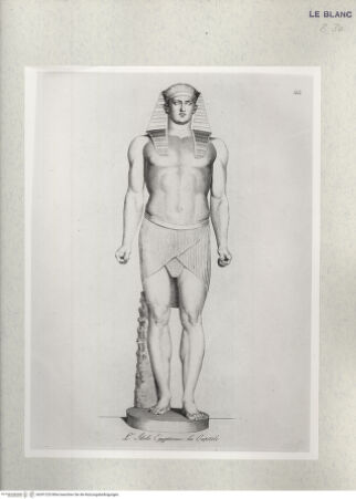 Vorderseite von Istituto Nazionale per la Grafica [http://creativecommons.org/publicdomain/mark/1.0/] Giovanni Volpato - Raphael Morghen, "Principes du dessin...", Roma 1786Ägyptischer Gott vom Kapitol (Bl 22) - , bh391235. Foto.