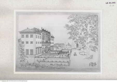 Vorderseite von Calcografia [http://creativecommons.org/publicdomain/mark/1.0/] Vedute di ville di Roma e dintorniVilla Ludovisi - , bh391242. Foto.