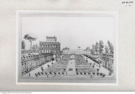 Vorderseite von Calcografia [http://creativecommons.org/publicdomain/mark/1.0/] Vedute di ville di Roma e dintorniVilla Doria Pamphili - , bh391249. Foto.