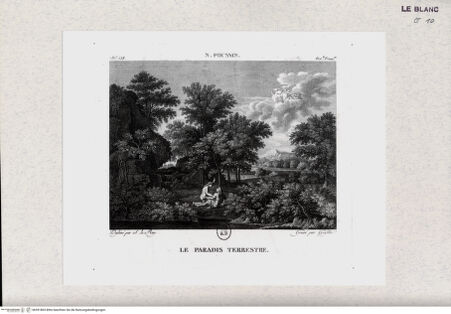 Vorderseite von Bibliothèque Nationale [http://creativecommons.org/publicdomain/mark/1.0/] Frühling oder Das irdische Paradies - , bh391865. Foto.