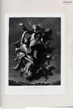 Vorderseite von Bibliothèque Nationale [http://creativecommons.org/publicdomain/mark/1.0/] Mariae Himmelfahrt - , bh391871. Foto.