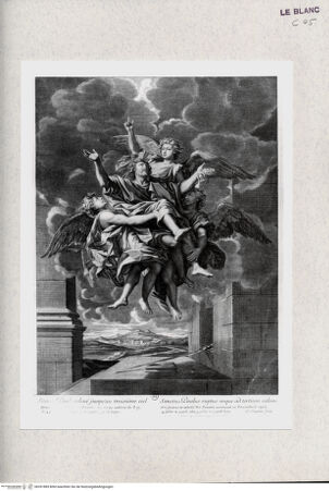 Vorderseite von Bibliothèque Nationale [http://creativecommons.org/publicdomain/mark/1.0/] Die Verzückung des Heiligen Paulus - , bh391885. Foto.