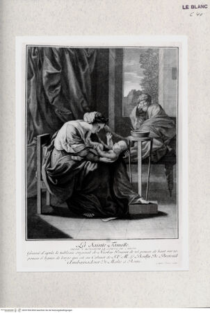 Vorderseite von Bibliothèque Nationale [http://creativecommons.org/publicdomain/mark/1.0/] Die Heilige Familie - , bh391904. Foto.