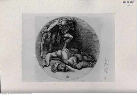 Vorderseite von Landesbildstelle Rheinland [http://creativecommons.org/publicdomain/mark/1.0/] David besiegt Goliath - , bh392104. Foto.