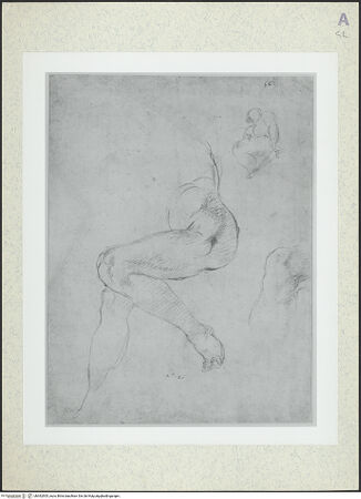 Vorderseite von Metropolitan Museum of Art [https://www.deutsche-digitale-bibliothek.de/content/lizenzen/rv-ez/] Studie für die Sibylla Lybica - , bh392505_recto. Foto.