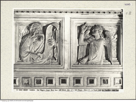 Vorderseite von Alinari [https://www.deutsche-digitale-bibliothek.de/content/lizenzen/rv-ez/] Hauptaltar und Schrein des heiligen DonatusRetabel und Schrein des heiligen DonatusRetabel, RückseiteRückseite Predella: Propheten, Engel und Erzengel - Detail, bh394092_recto. Foto.