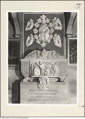 Vorderseite von 50786 [https://www.deutsche-digitale-bibliothek.de/content/lizenzen/rv-ez/] Grabmal des Bischofs Agostino Albergotti (gest. 1825) - Gesamtansicht, bh394187_recto. Foto.