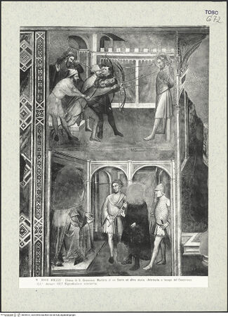 Vorderseite von Alinari [https://www.deutsche-digitale-bibliothek.de/content/lizenzen/rv-ez/] Madonna und Szenen aus dem Leben des heiligen Christophorus - Detail, bh394312_recto. Foto.