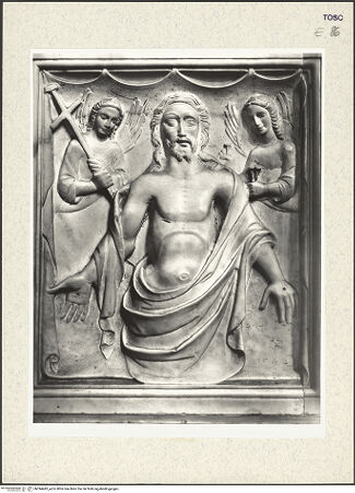 Vorderseite von Alinari [https://www.deutsche-digitale-bibliothek.de/content/lizenzen/rv-ez/] Hauptaltar und Schrein des heiligen DonatusRetabel und Schrein des heiligen DonatusRetabel, RückseiteNördlichen Platten: Schmerzensmann; der Prozess gegen Donatus und die Ermordung von Hilarianus - Schmerzensmann zwischen Engel, bh394443_recto. Foto.