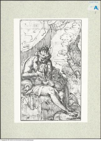 Vorderseite von Albertina [https://www.deutsche-digitale-bibliothek.de/content/lizenzen/rv-ez/] Amors Belohnung - , bh395078_recto. Foto.