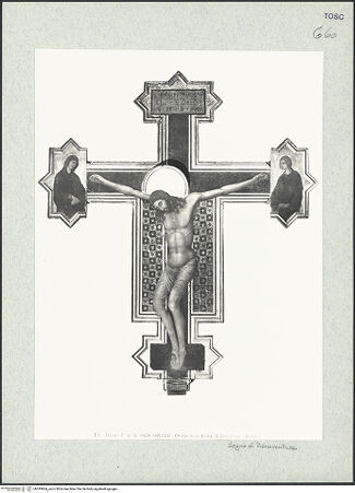 Vorderseite von Alinari [https://www.deutsche-digitale-bibliothek.de/content/lizenzen/rv-ez/] Kreuz - Gesamtansicht (ohne die obere Tafel mit Christus), bh395964_recto. Foto.