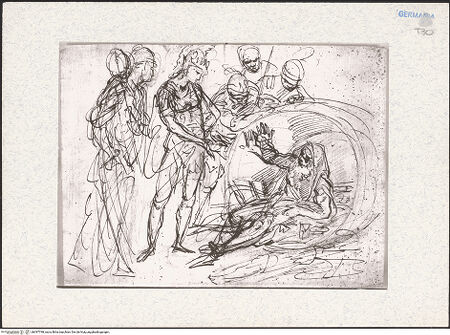 Vorderseite von Landesbildstelle Rheinland [https://www.deutsche-digitale-bibliothek.de/content/lizenzen/rv-ez/] Alexander und Diogenes - , bh397798_recto. Foto.