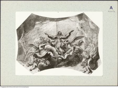 Vorderseite von Landesbildstelle Rheinland [https://www.deutsche-digitale-bibliothek.de/content/lizenzen/rv-ez/] Himmelfahrt eines Heiligen - , bh397806_recto. Foto.