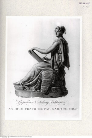 Vorderseite von Istituto Nazionale per la Grafica-Calcografia [http://creativecommons.org/publicdomain/mark/1.0/] Leopoldina Esterhazy Lichtenstein - , bh398904. Foto.