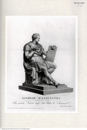 Vorderseite von Istituto Nazionale per la Grafica-Calcografia [http://creativecommons.org/publicdomain/mark/1.0/] George Washington - , bh398905. Foto.