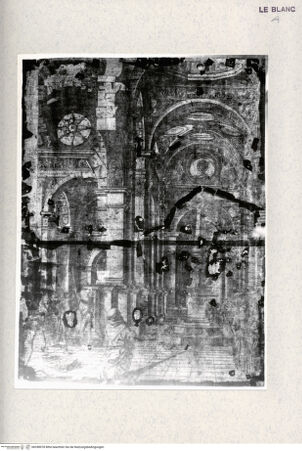 Vorderseite von Archivio Fotografico dei Civici Musei [http://creativecommons.org/publicdomain/mark/1.0/] "Tempio in rovina" (Architekturzeichnung mit Figuren) - Rückseite, bh398978. Foto.