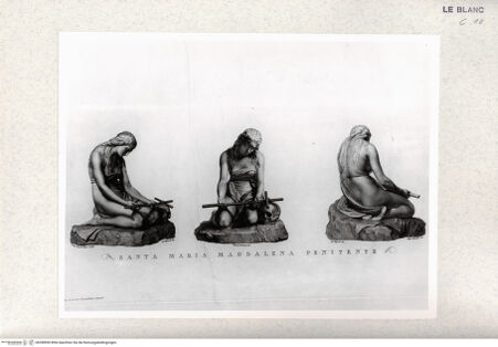Vorderseite von Istituto Nazionale per la Grafica-Calcografia [http://creativecommons.org/publicdomain/mark/1.0/] Santa Maria Magdalena - , bh398990. Foto.